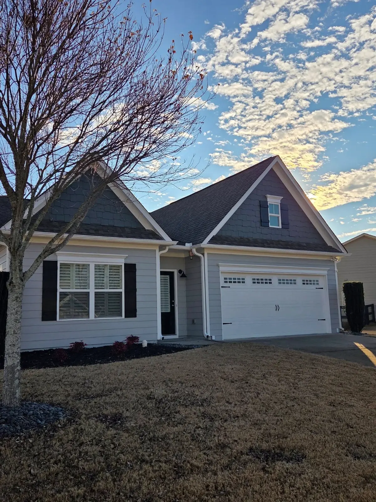 Exterior painting project in Dawsonville