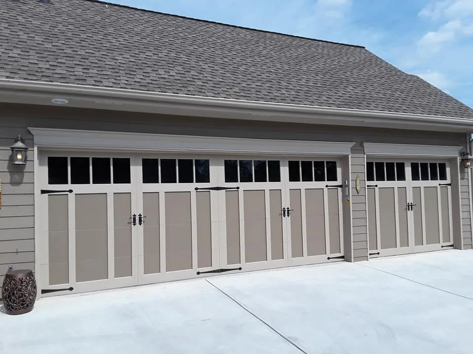 Garage door painting project
